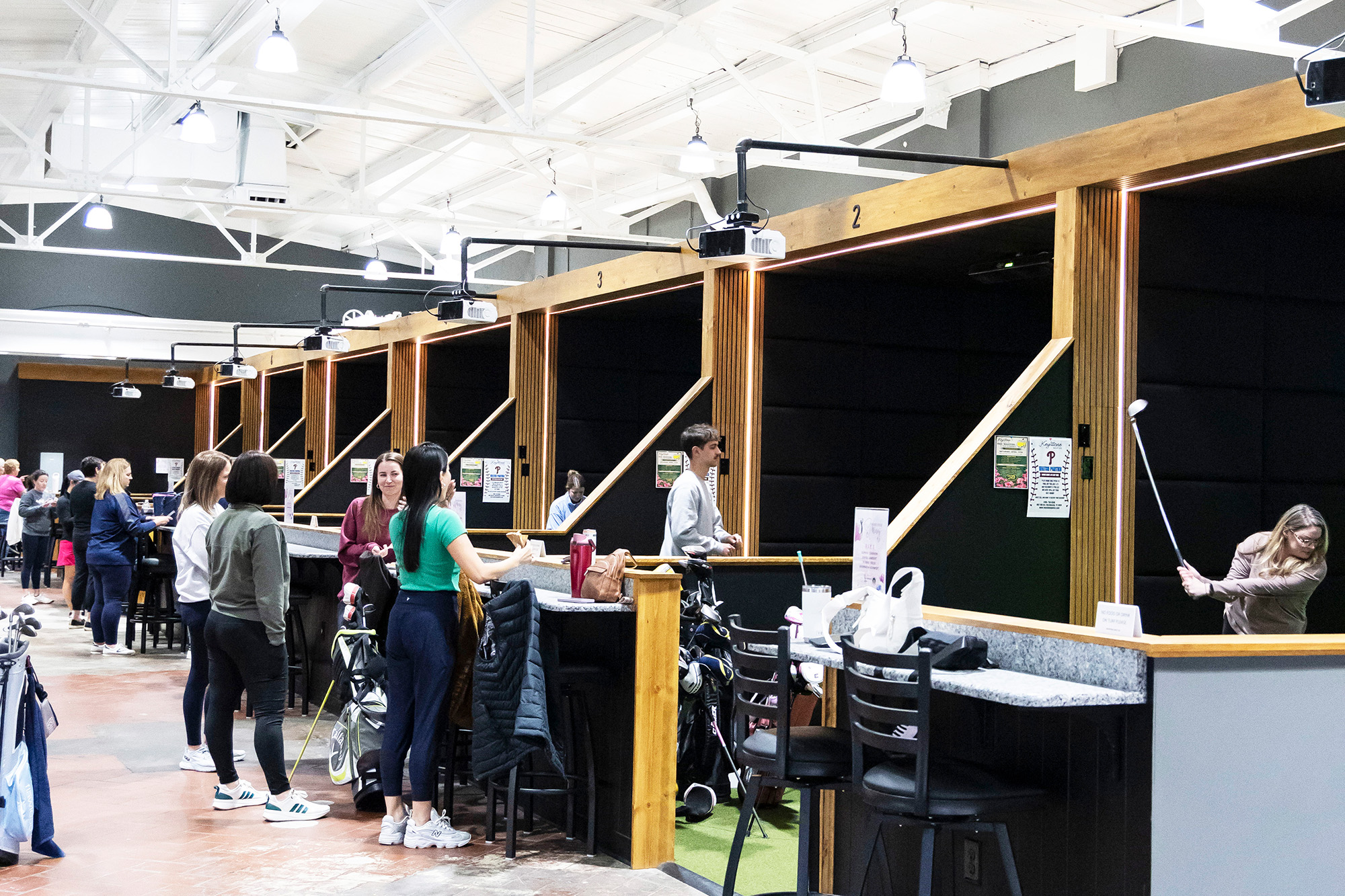 Private events and parties at Keystone Golf Co indoor golf simulator